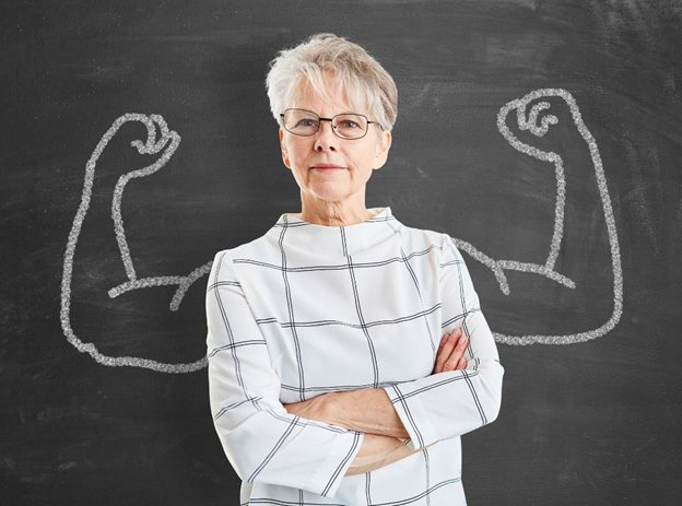 Medical illustration showing muscle preservation during weight loss, highlighting peptide therapy support for lean muscle retention and metabolic health in Amarillo patients.